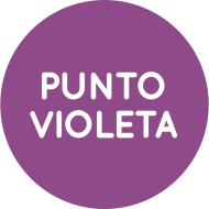 logotipo punto violeta