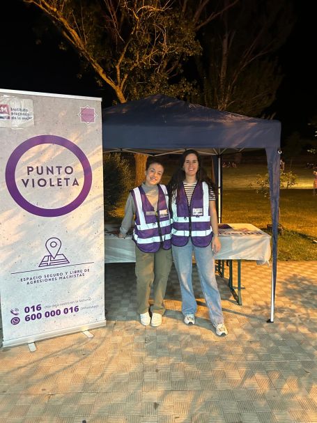 punto violeta profesionales en la calle 