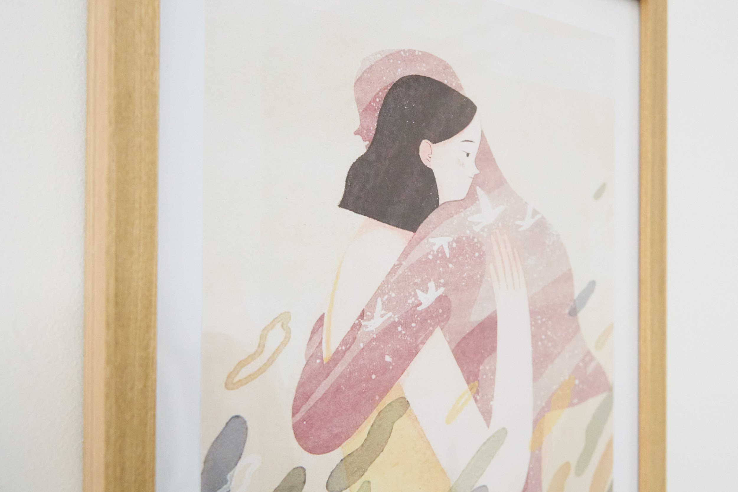 cuadro de acuera de dos personas abrazandose 