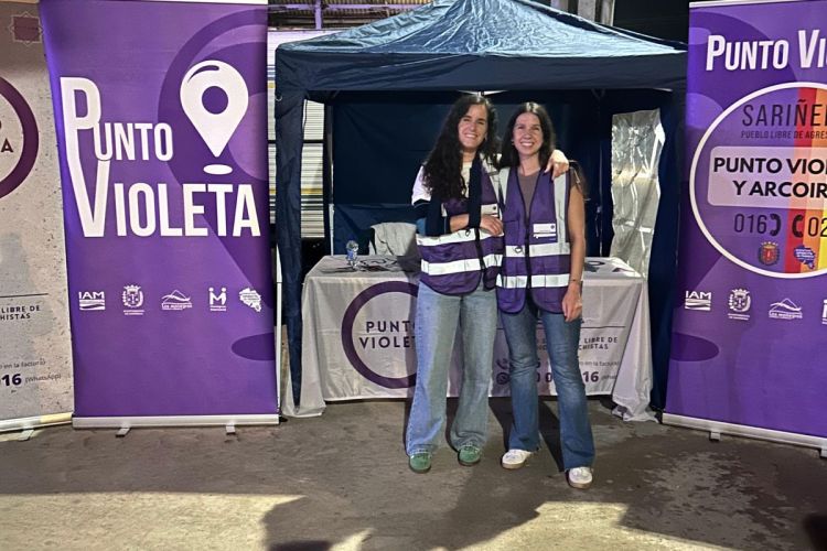 profesionales yaiza y carla en punto violeta 